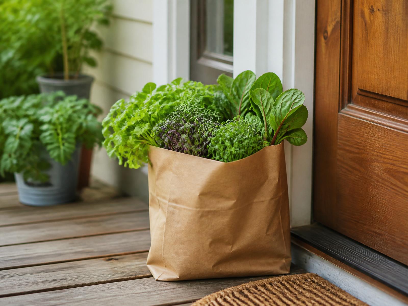 Weekly fresh microgreens delivery from Great Lakes Leaf Co.